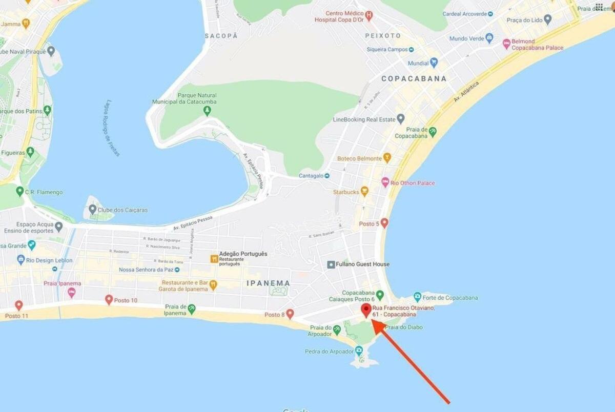 Flat Praia De Copacabana Ipanema - Pe Na Areia Rio de Janeiro Kültér fotó